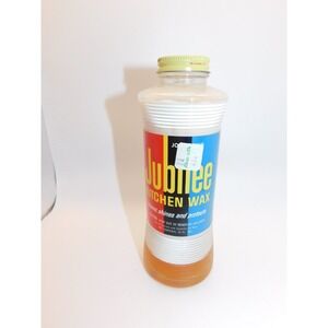 Vintage 1970's Jubilee Kitchen Wax Glass Jar